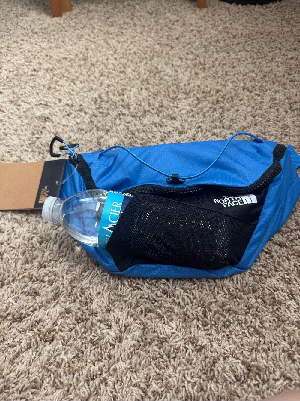 The North Face Blue and Black Belt Pack - Compact Waist Bag Lumbnical -S