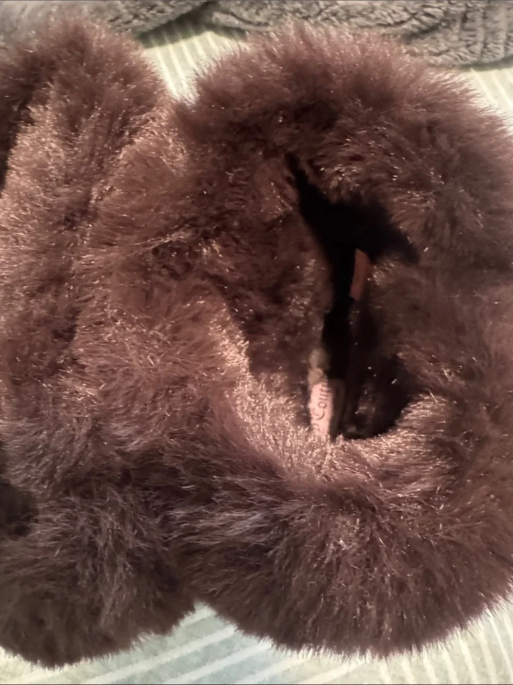 Juicy Couture plush faux