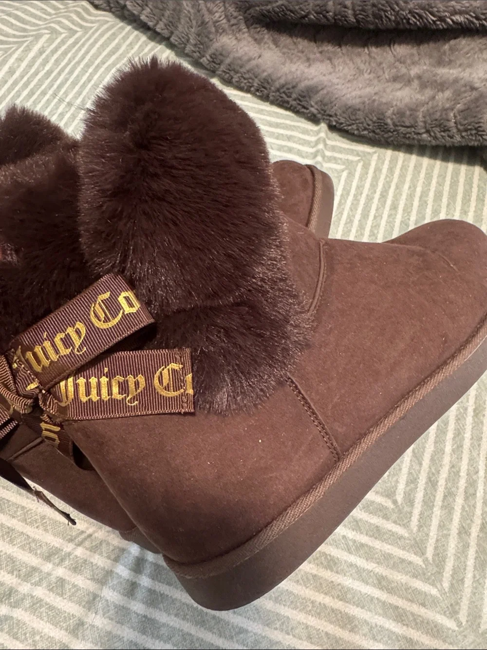 Juicy Couture plush faux