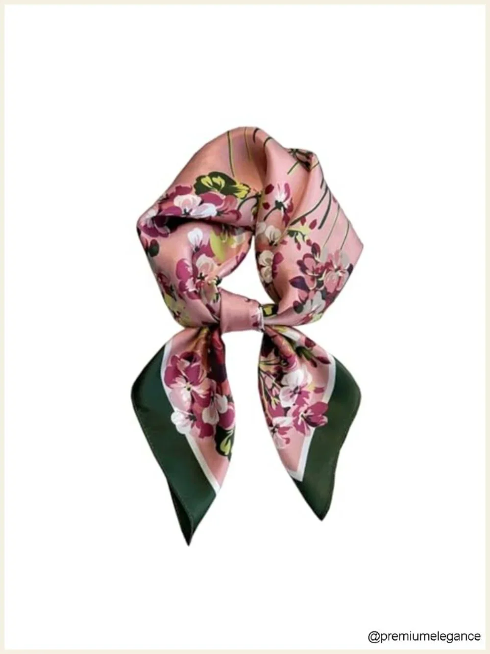 100% Mulberry Silk Square Scarf 25.6