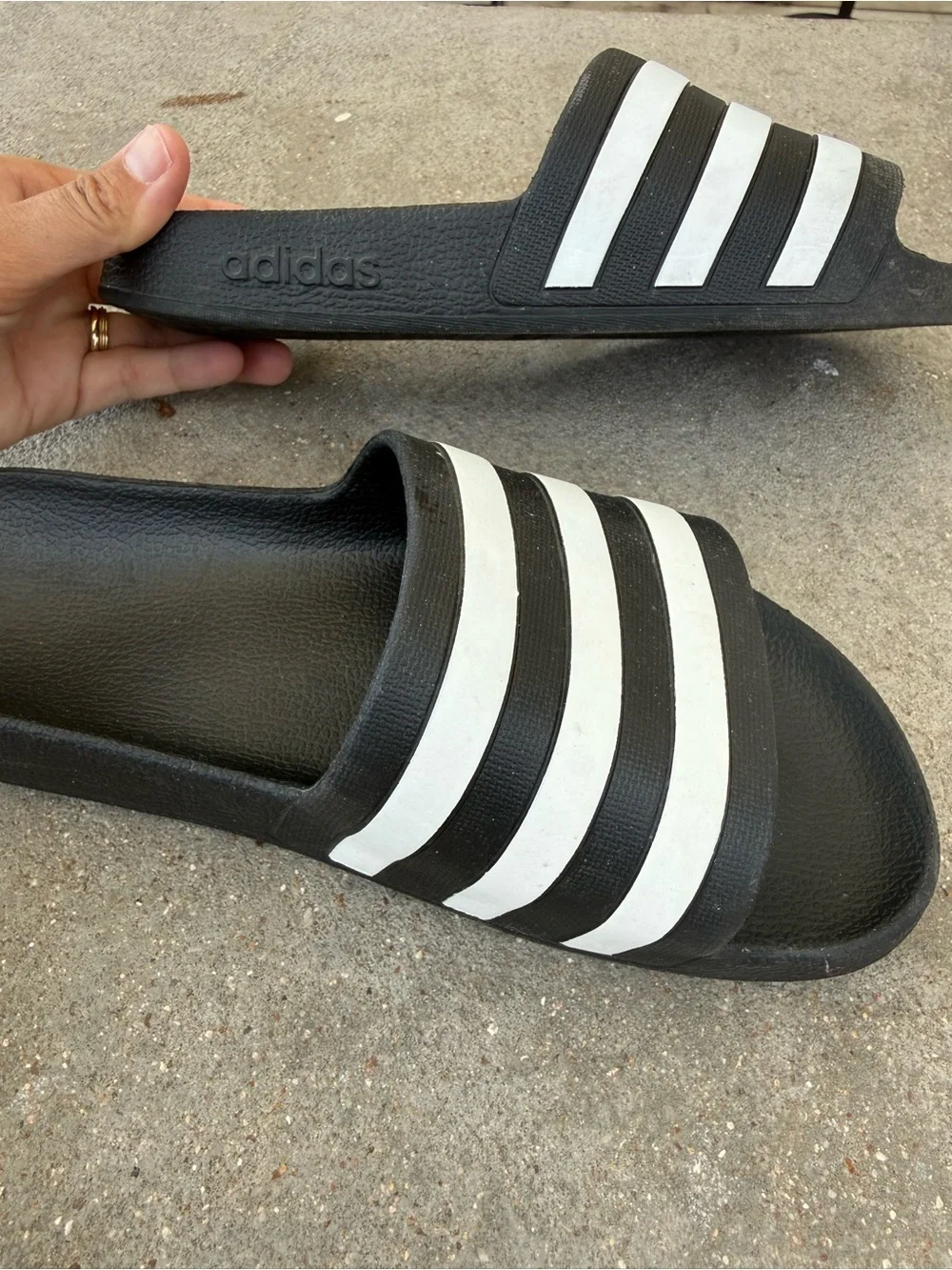 adidas comfortable slide