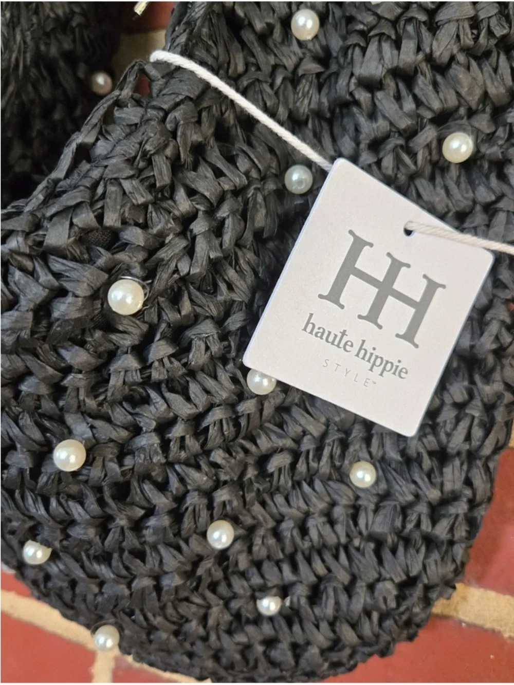 Haute Hippie handwoven charcoal