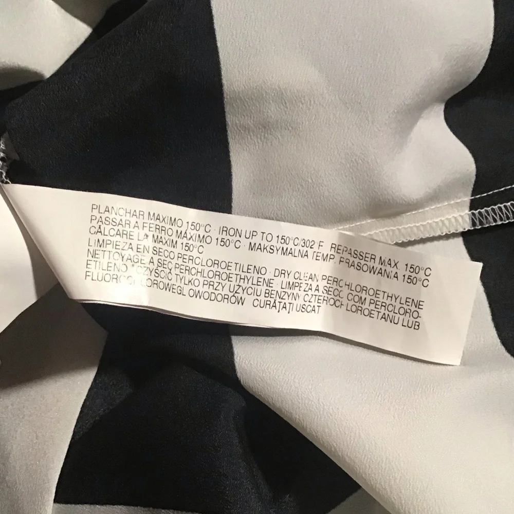 Zara back small striped