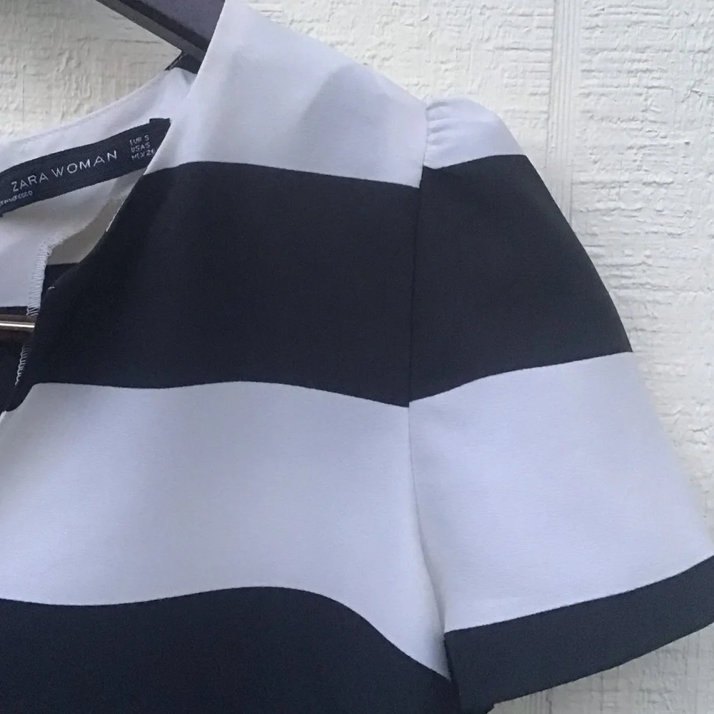 Zara striped sleeve