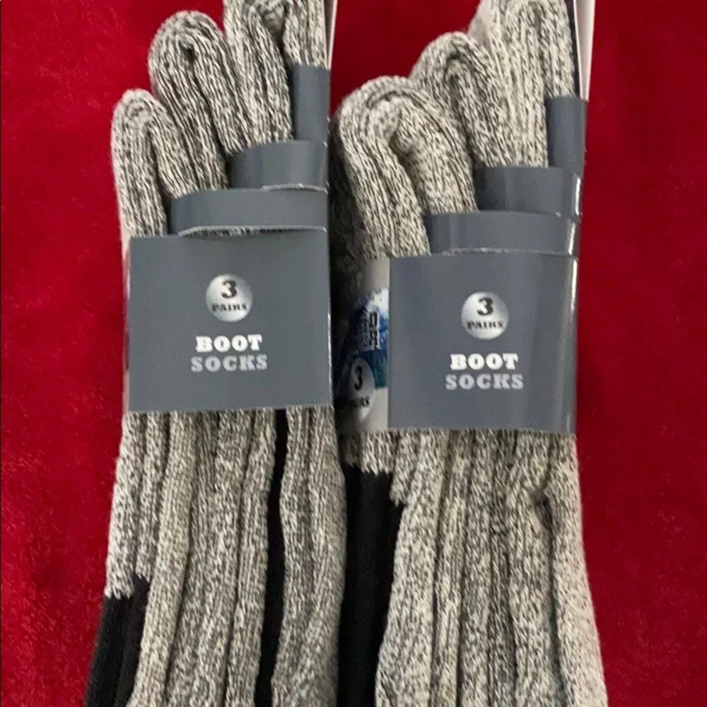 Heavy Duty Boot thermal socks size 10-13