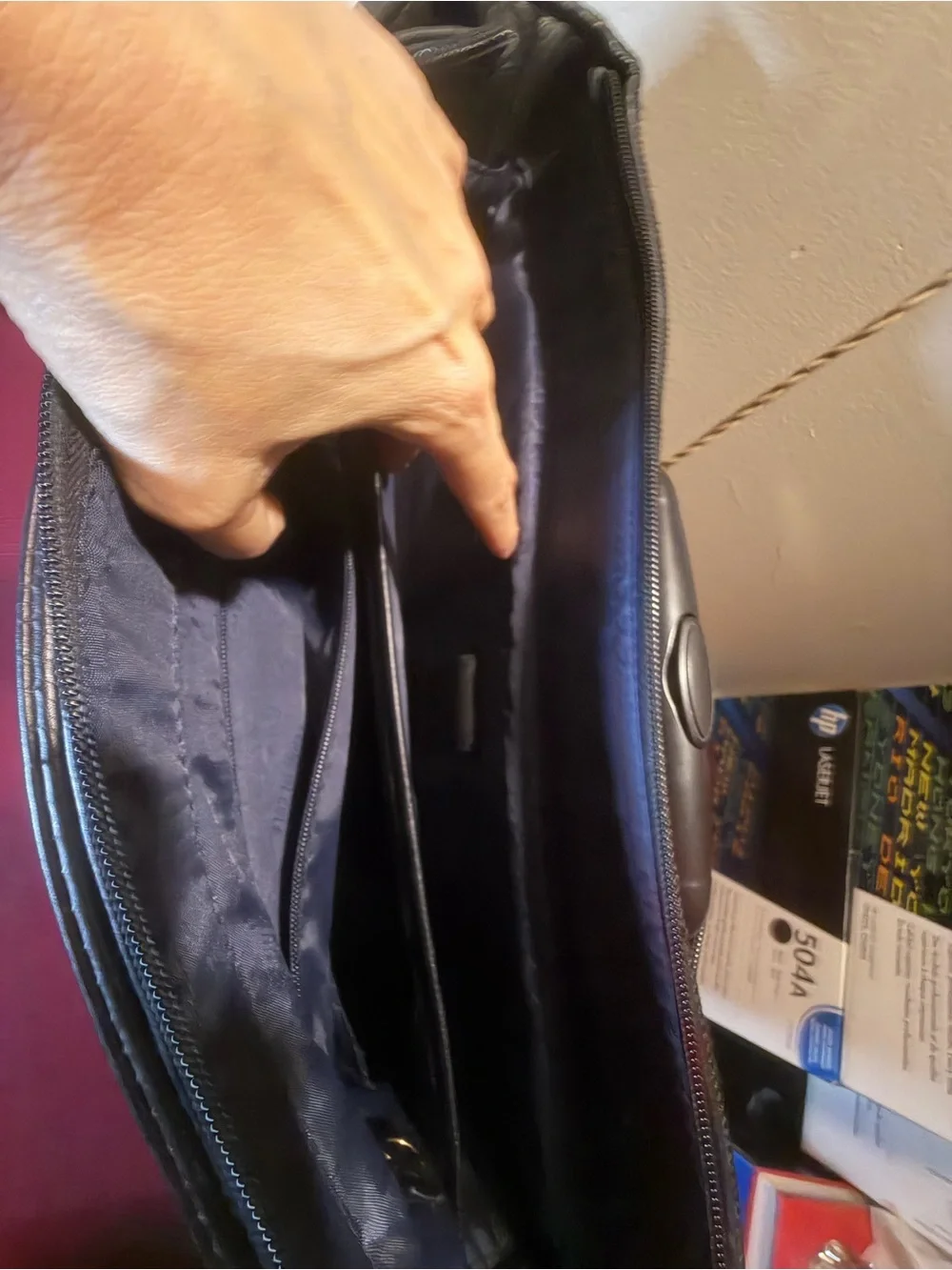 Kenneth Cole Reaction structured briefcase