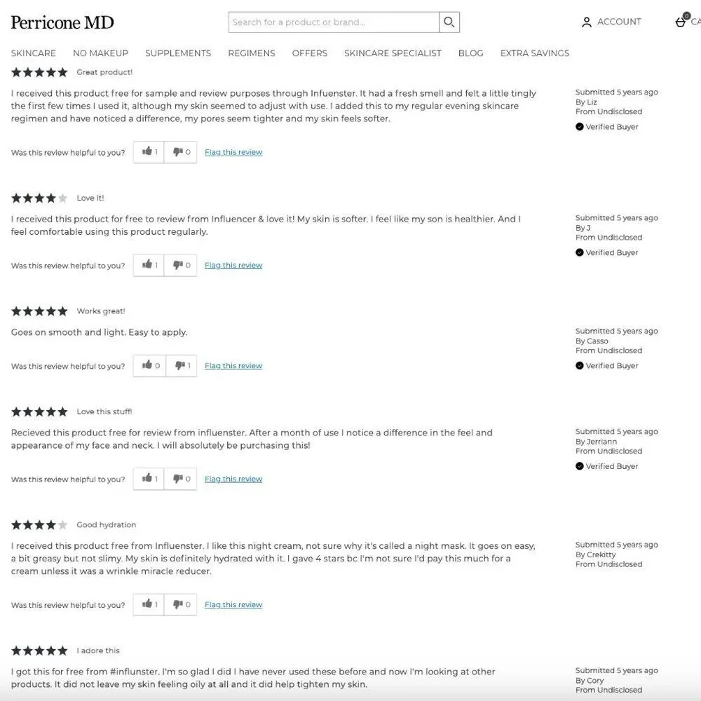 Perricone MD bundle posting