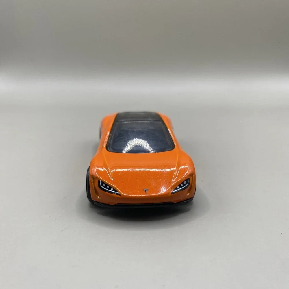 Hot Wheels 2020 Tesla Roadster Orange Diecast Loose‎ Car