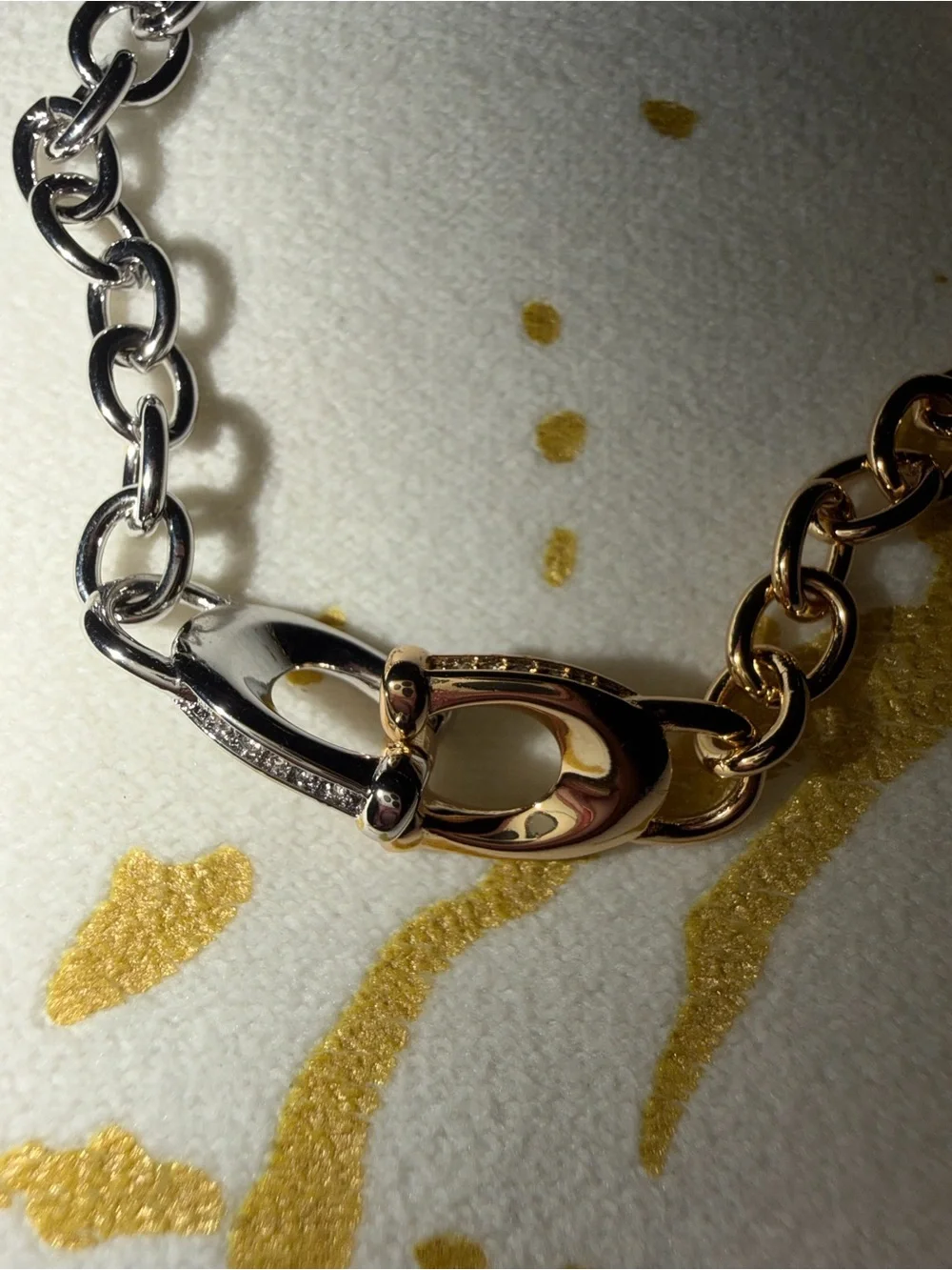 Coach chain bracelet