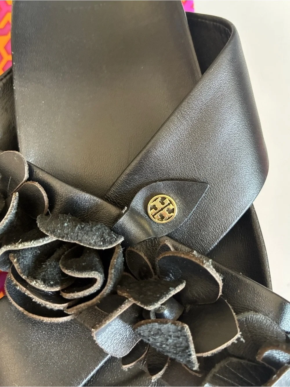 Tory Burch black leather