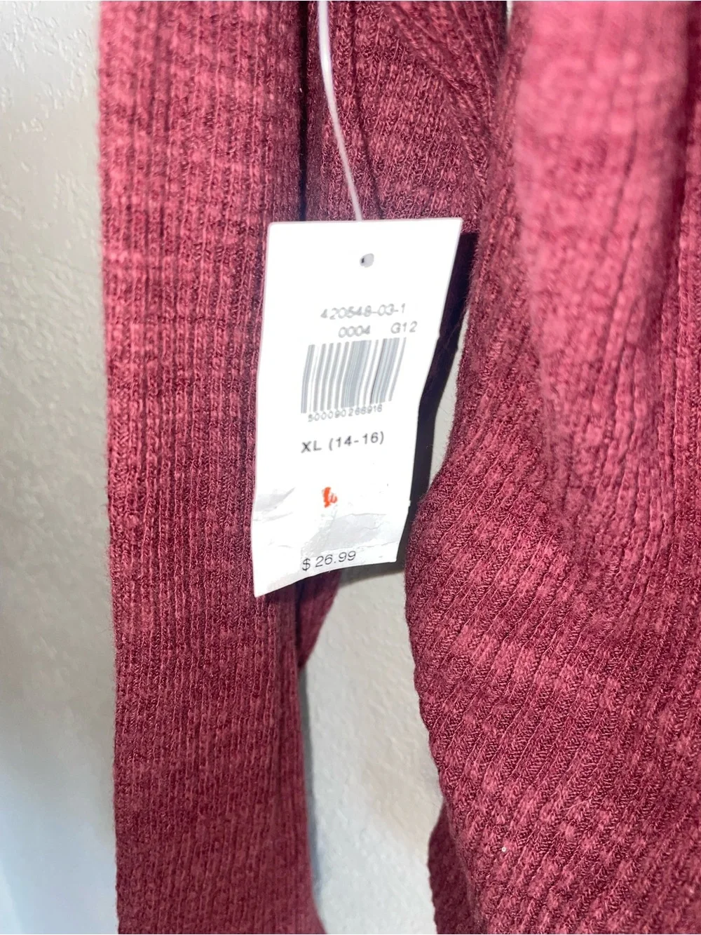 Old Navy lightweight waffle