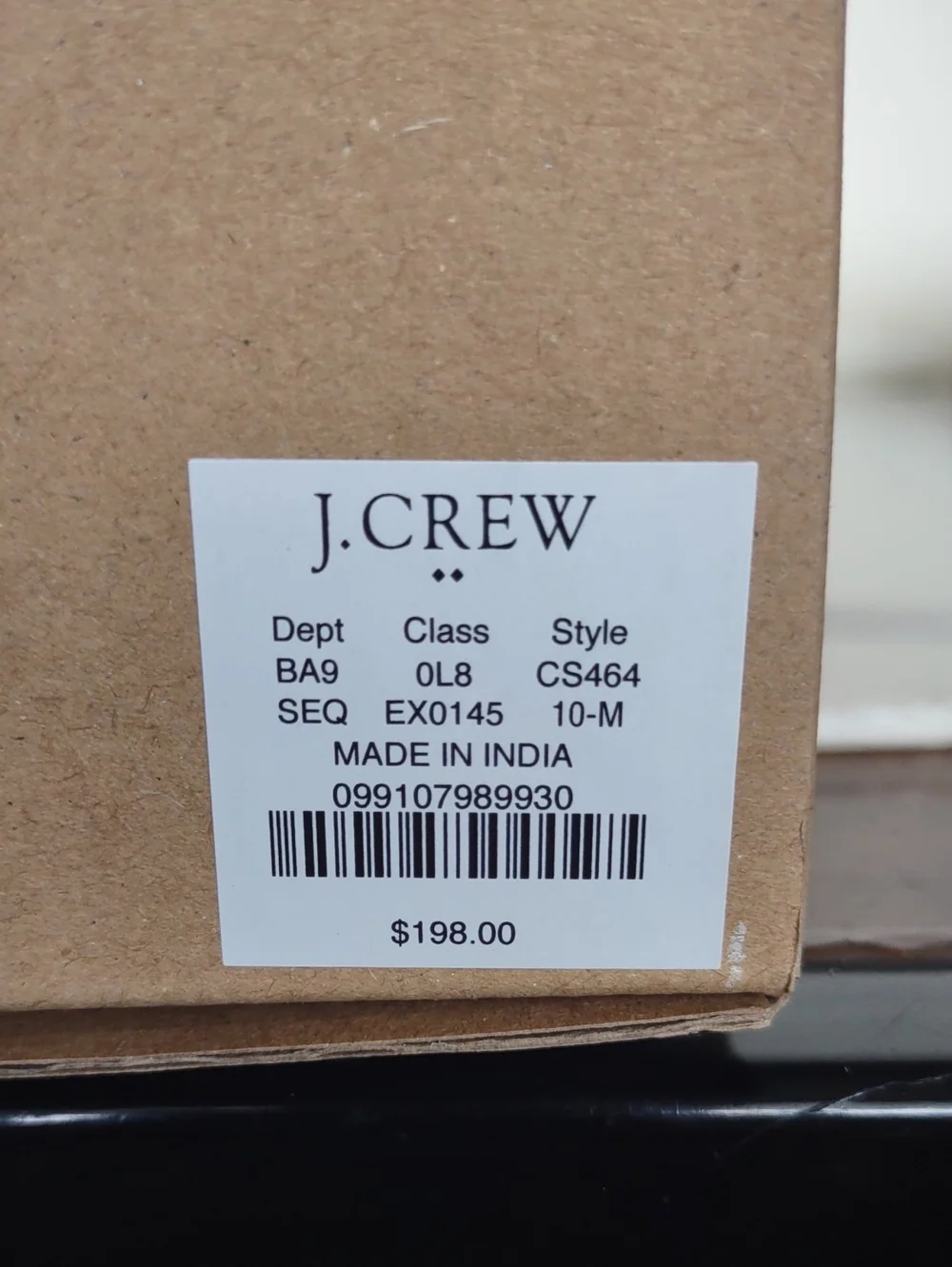 J. Crew smooth chestnut