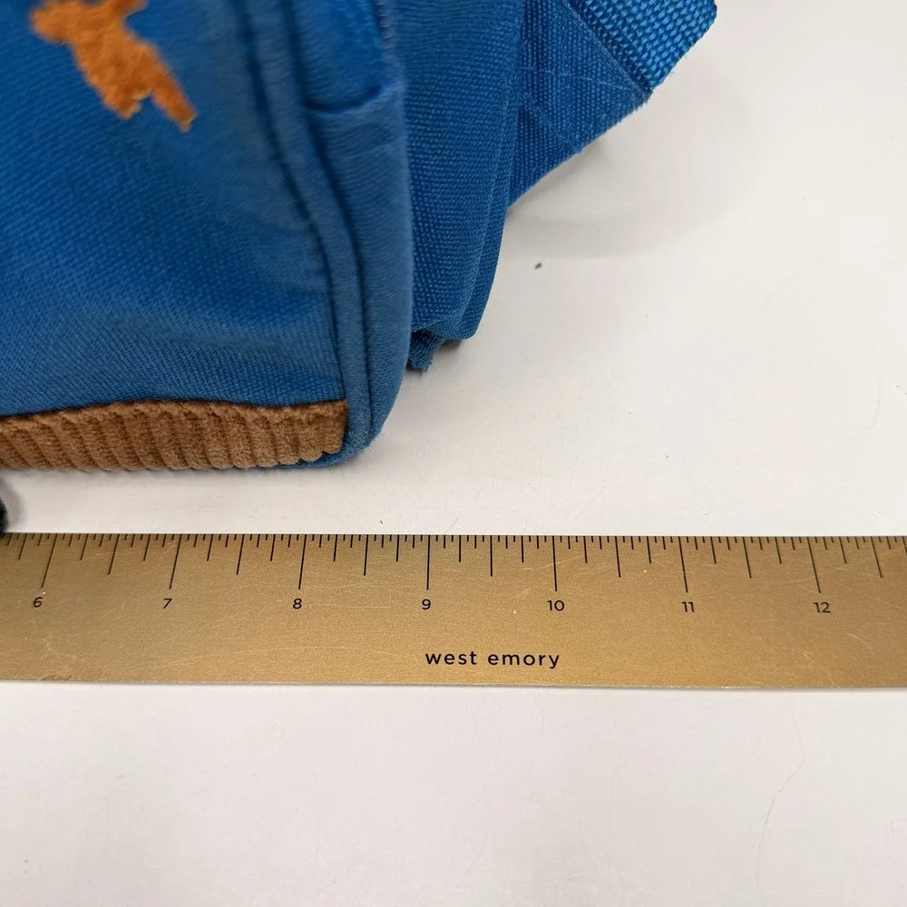 Vtg 90s Disney Winnie The Pooh Kid's Pooh 100 Acre Woods Blue Mini Backpack Bag
