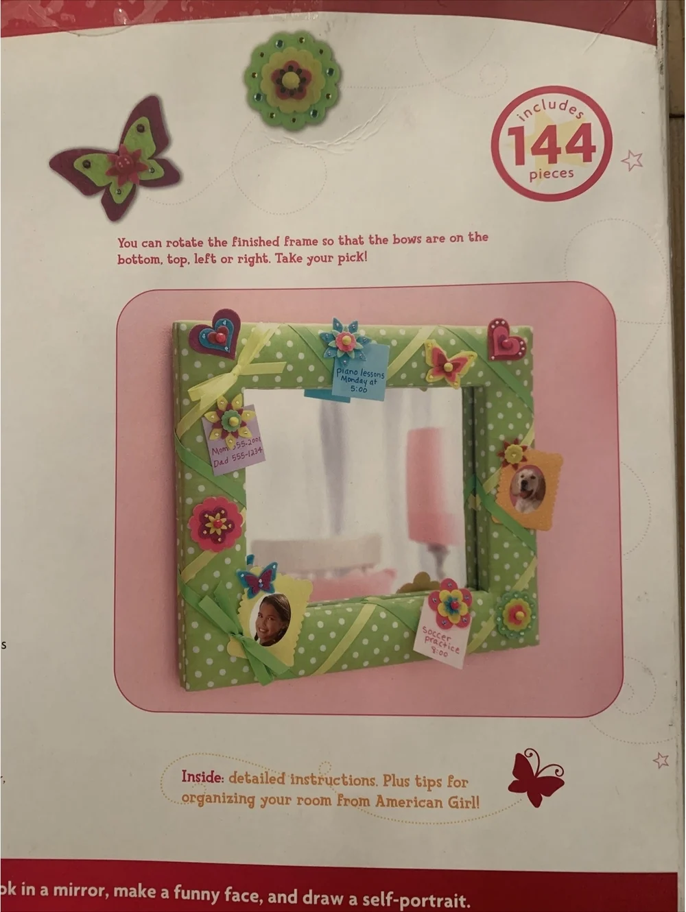American Girl mirror crafts