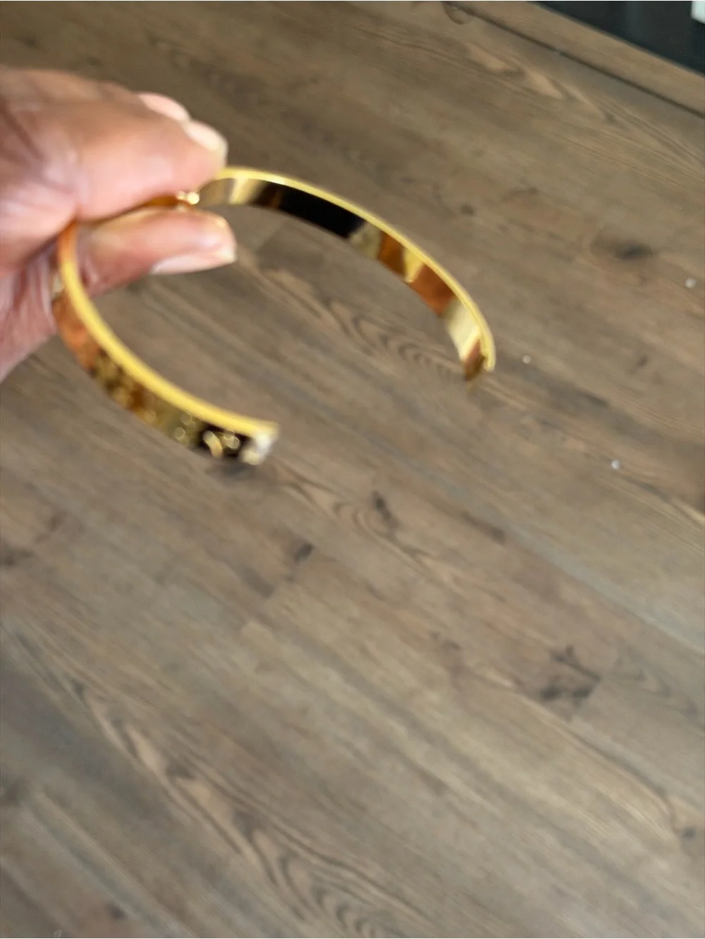 Inspired Monogram Bangle Bracelet