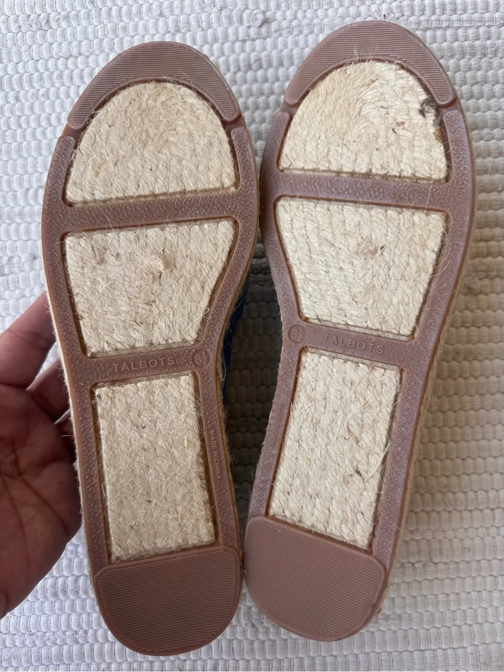 Talbots Pastel Plaid Espadrille Loafers in Blue, Pink, Yellow