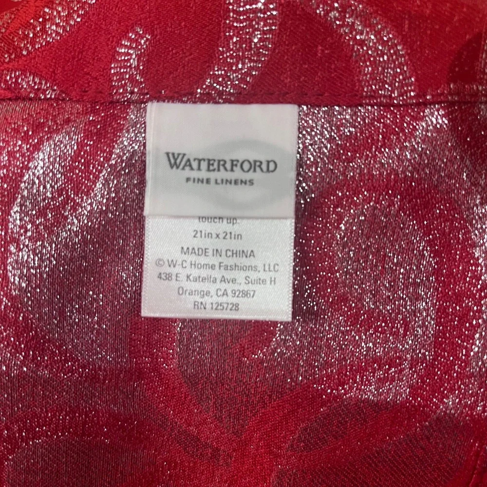 Waterford Fine Linens washable decor
