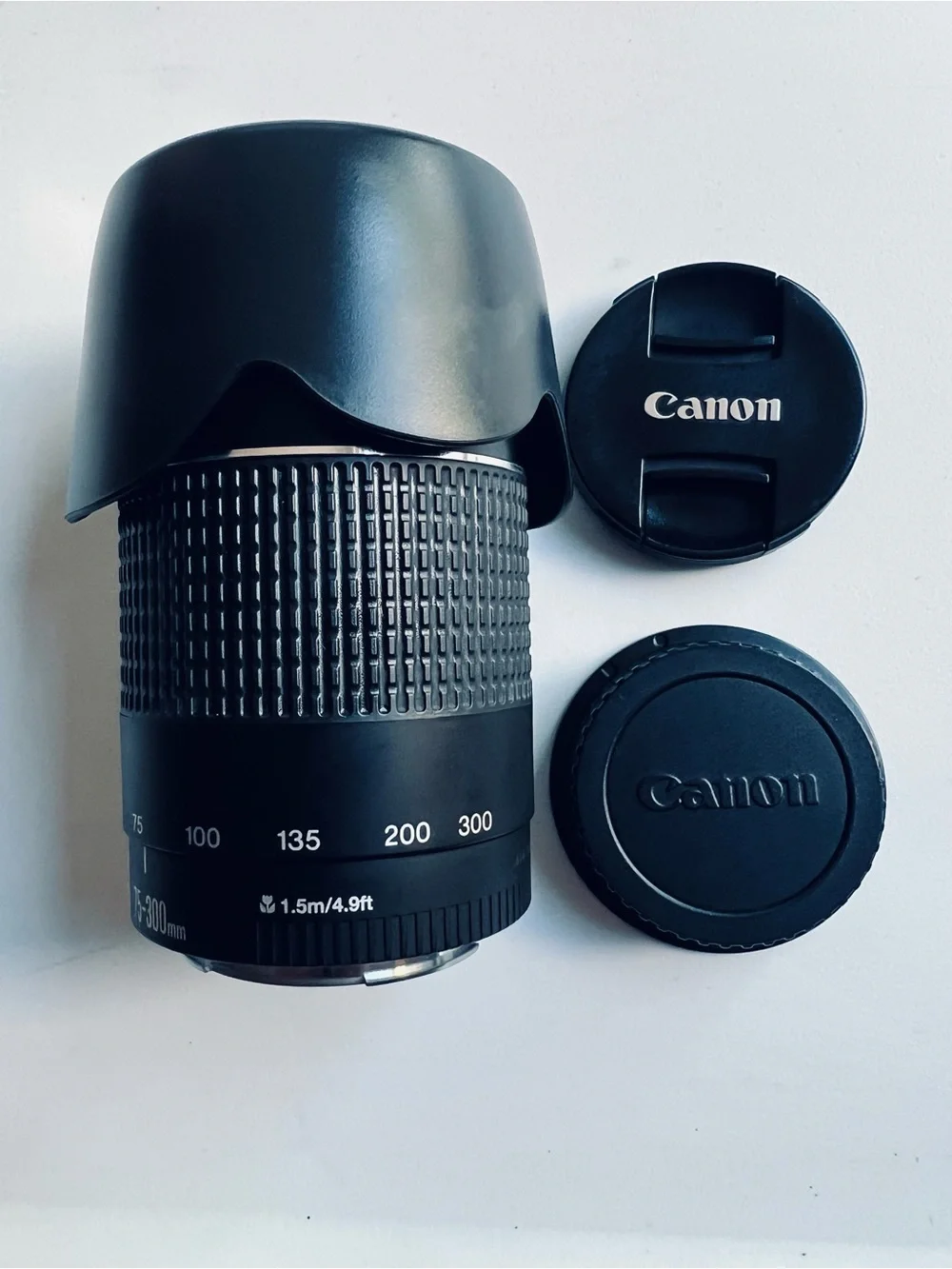 Canon 75-300mm Telephoto Zoom Lens in Black Conditions New No Box