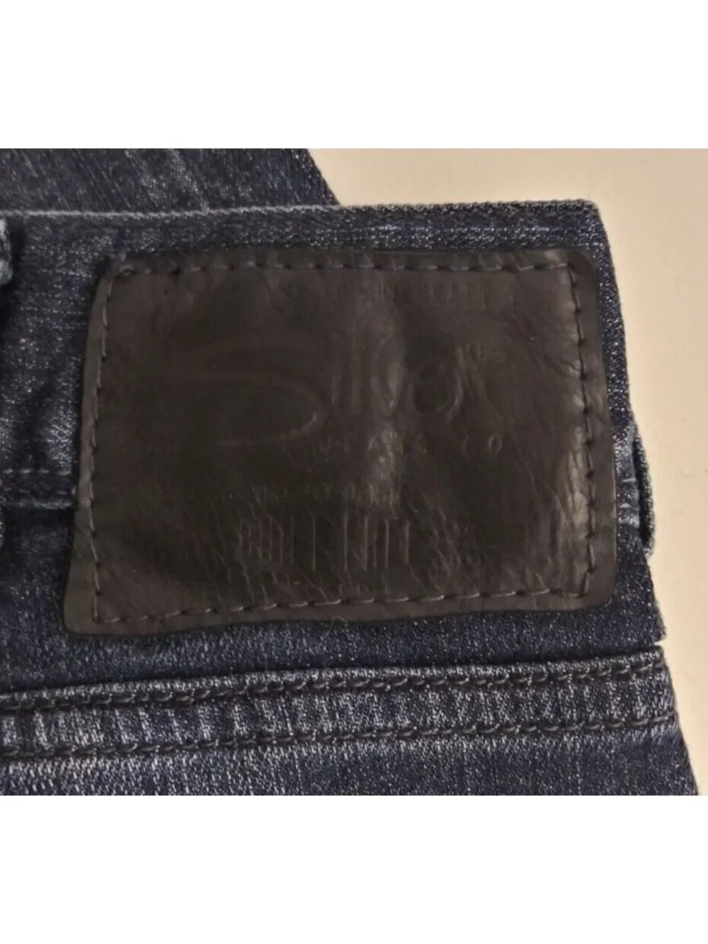 Silver Eddie Men's Distressed Whiskered Bootcut Jeans Size 33x32