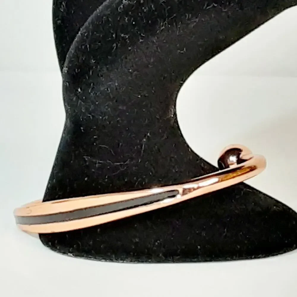 💎Unisex Cuff Bracelet Rose Gold Copper Tone Magnetic Ball Adjustable