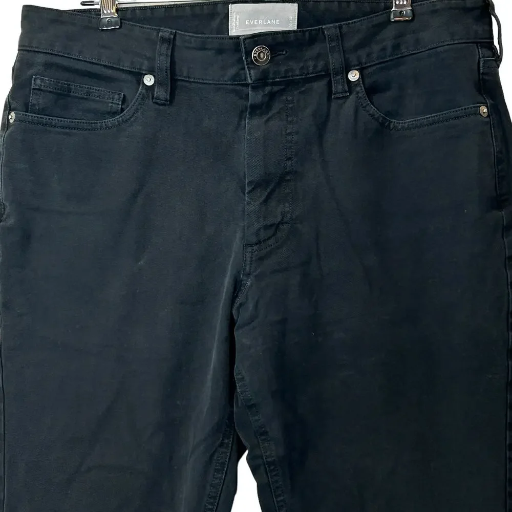 Everlane The Performance Jean Slim Fit Black Men's 32X30 Tag Says 32