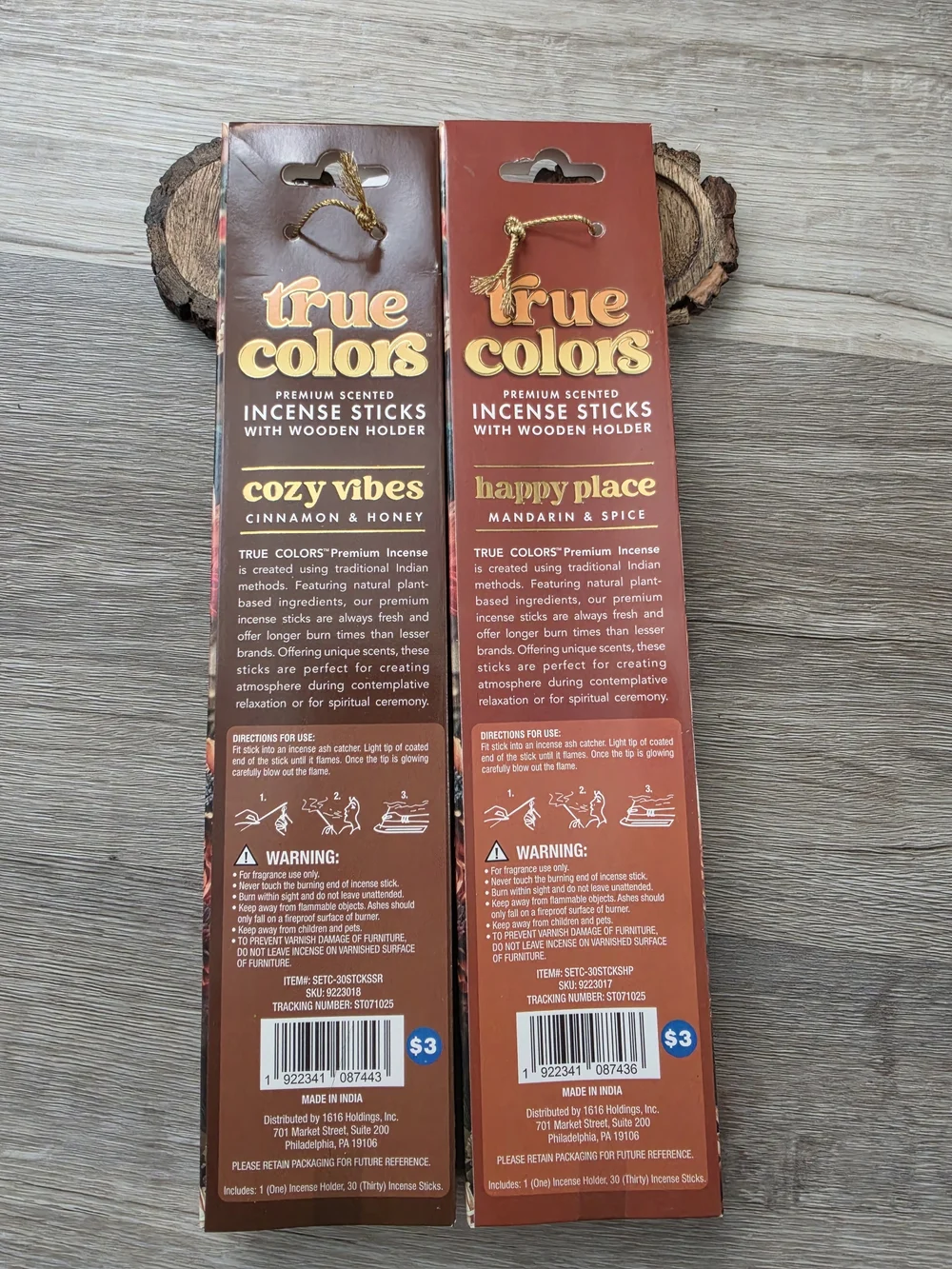 True Colors Incense With Holder