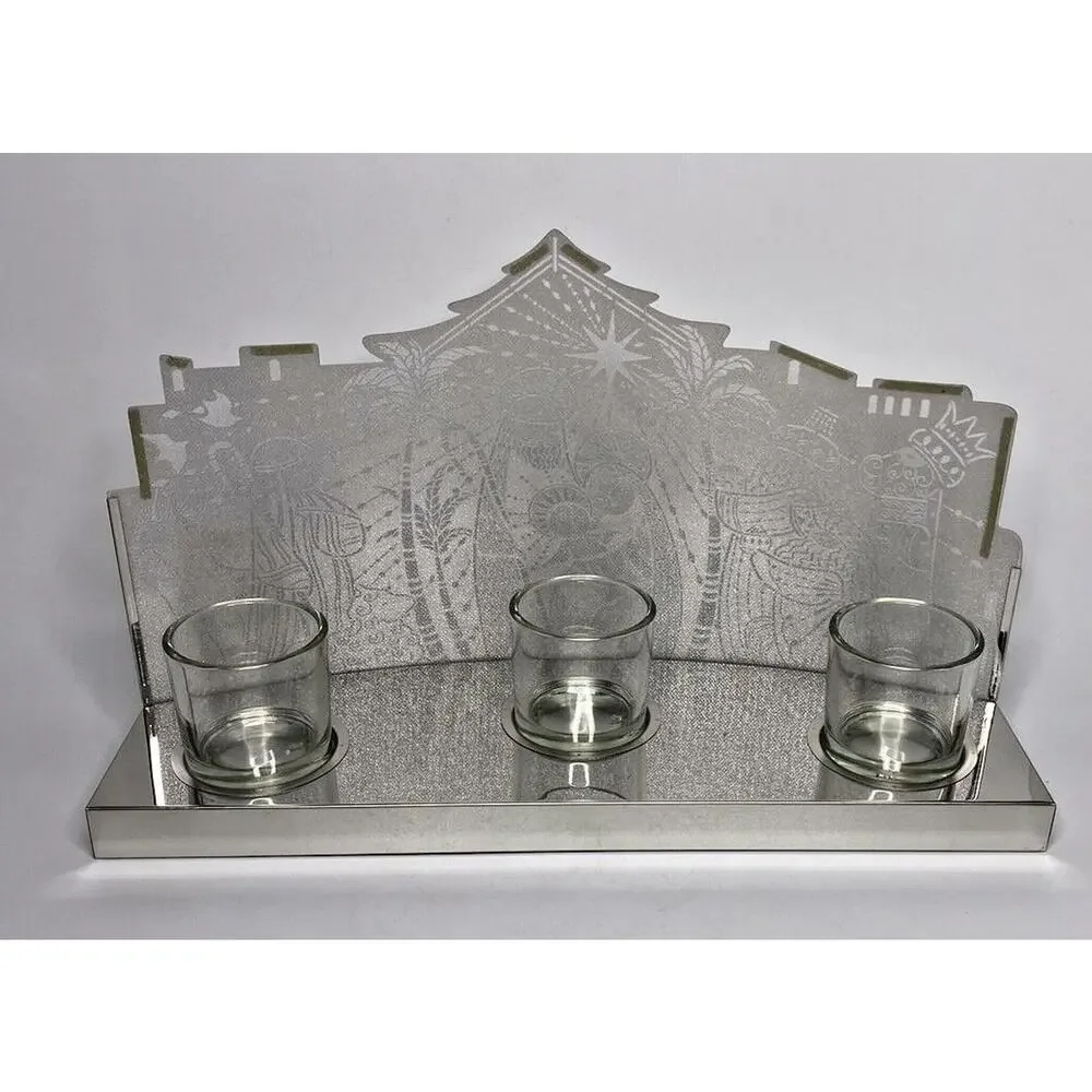 PartyLite Enchanted Nativity Votive Candle Holder‎ P17E/P91354