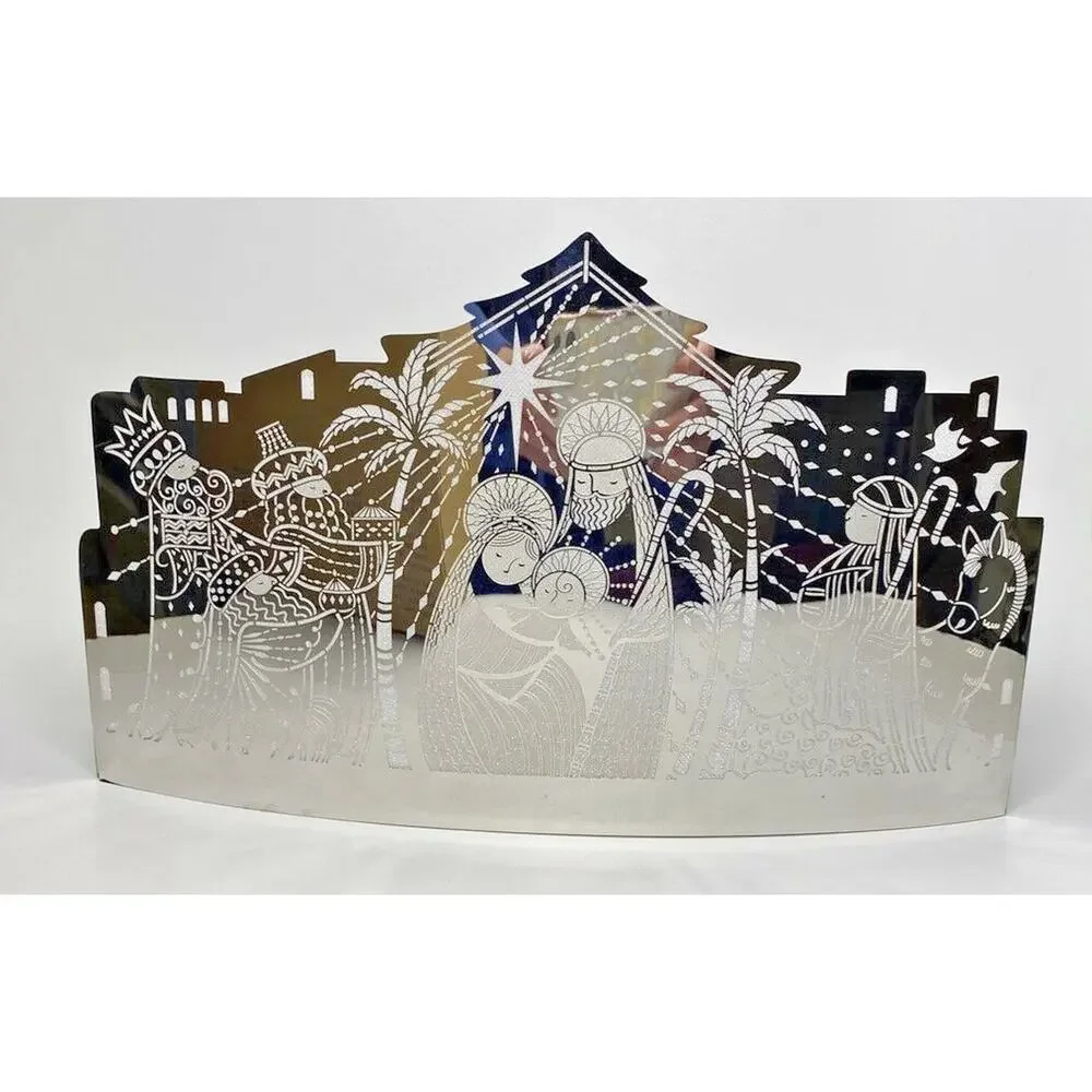 PartyLite Enchanted Nativity Votive Candle Holder‎ P17E/P91354