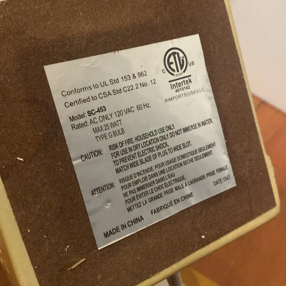 Live Laugh Love ceramic electric wax warmer works
