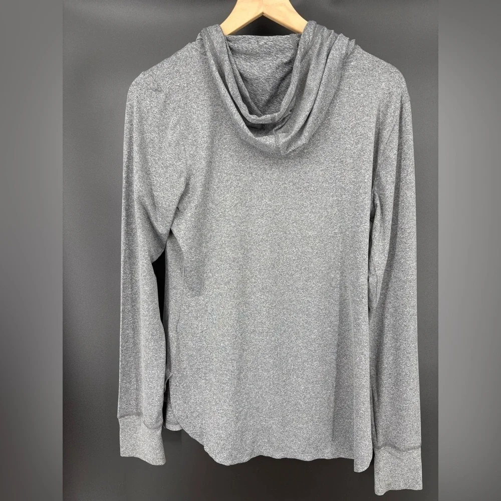 Reebok Men's Heathered Gray Zip-Up Sweater