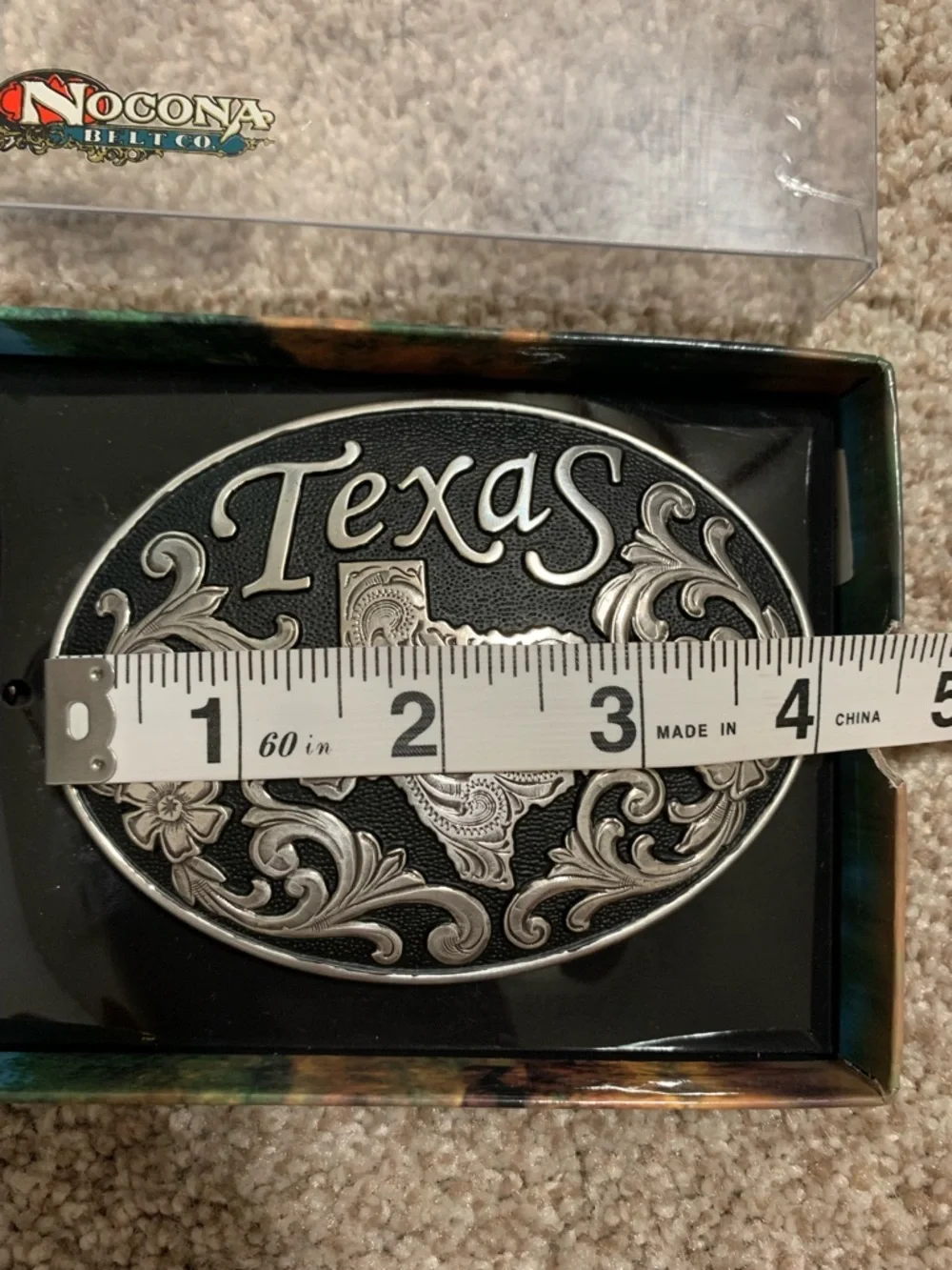 Nocona packaging photograph raised