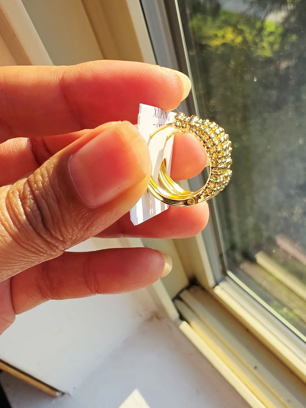 Ping 14k único oro