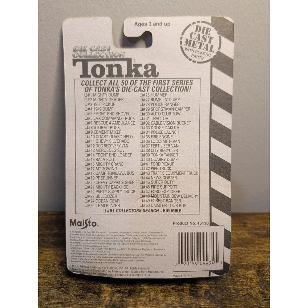 Tonka die cast