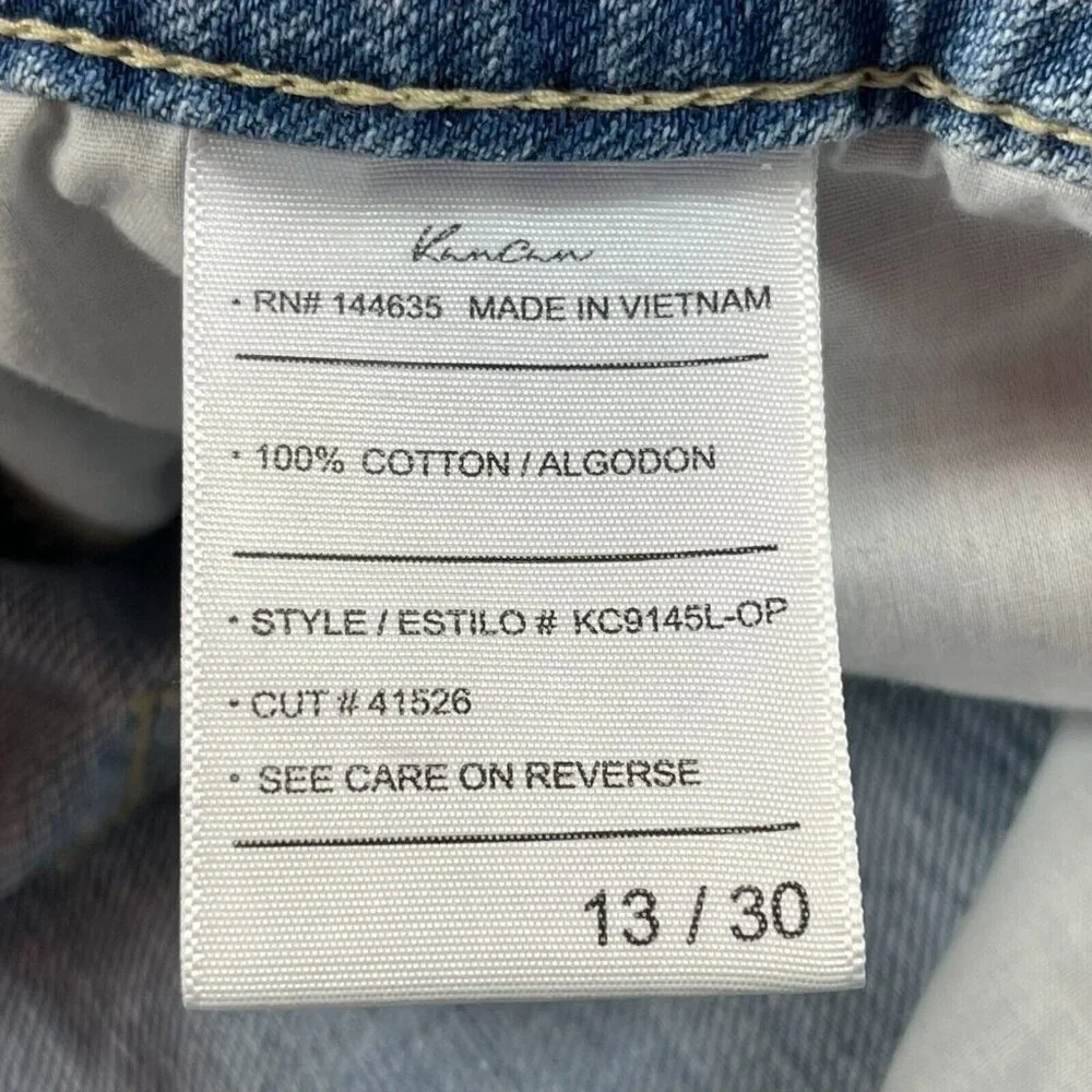 KanCan cutoffs jean
