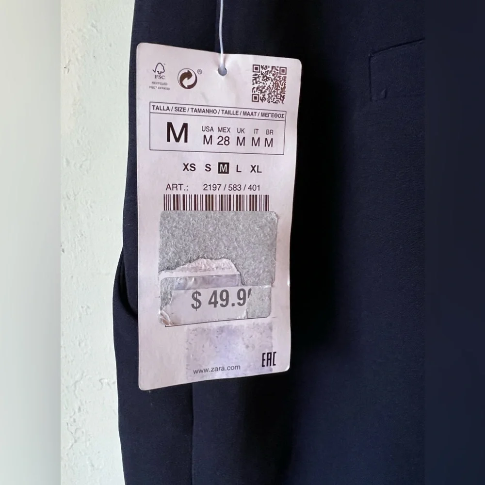 Zara basic navy
