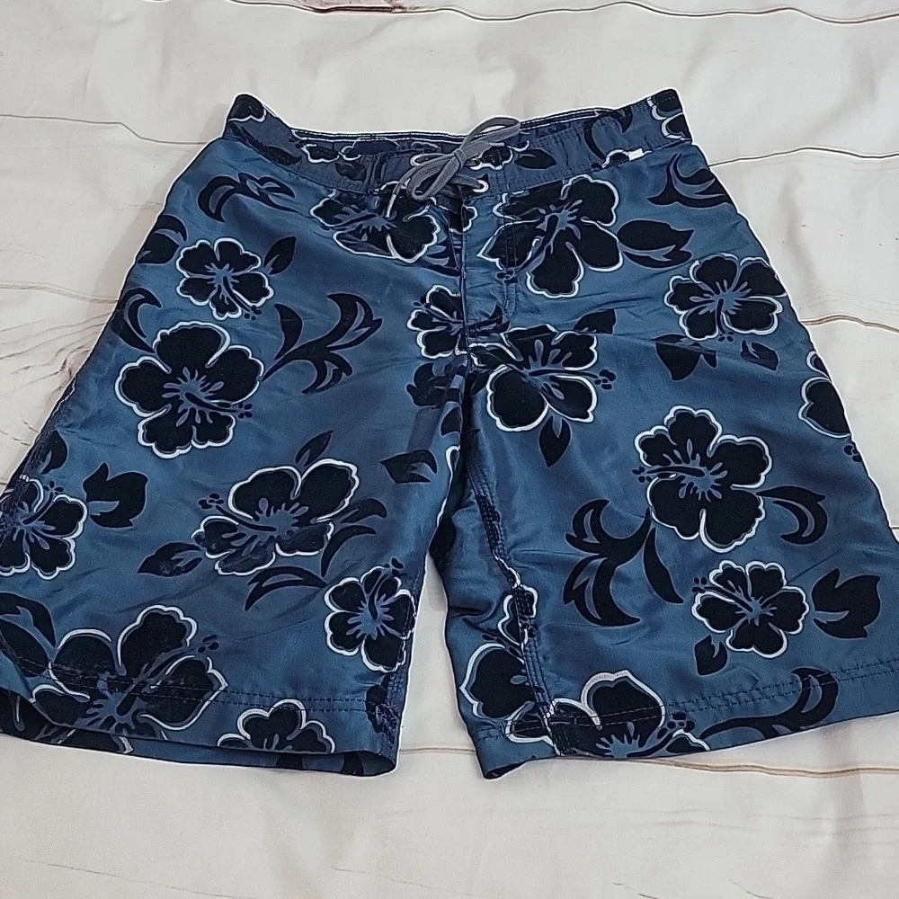 Vintage Y2K Hurley 999 Hawaiian Floral Boardshorts Mens 30 Surf Swim