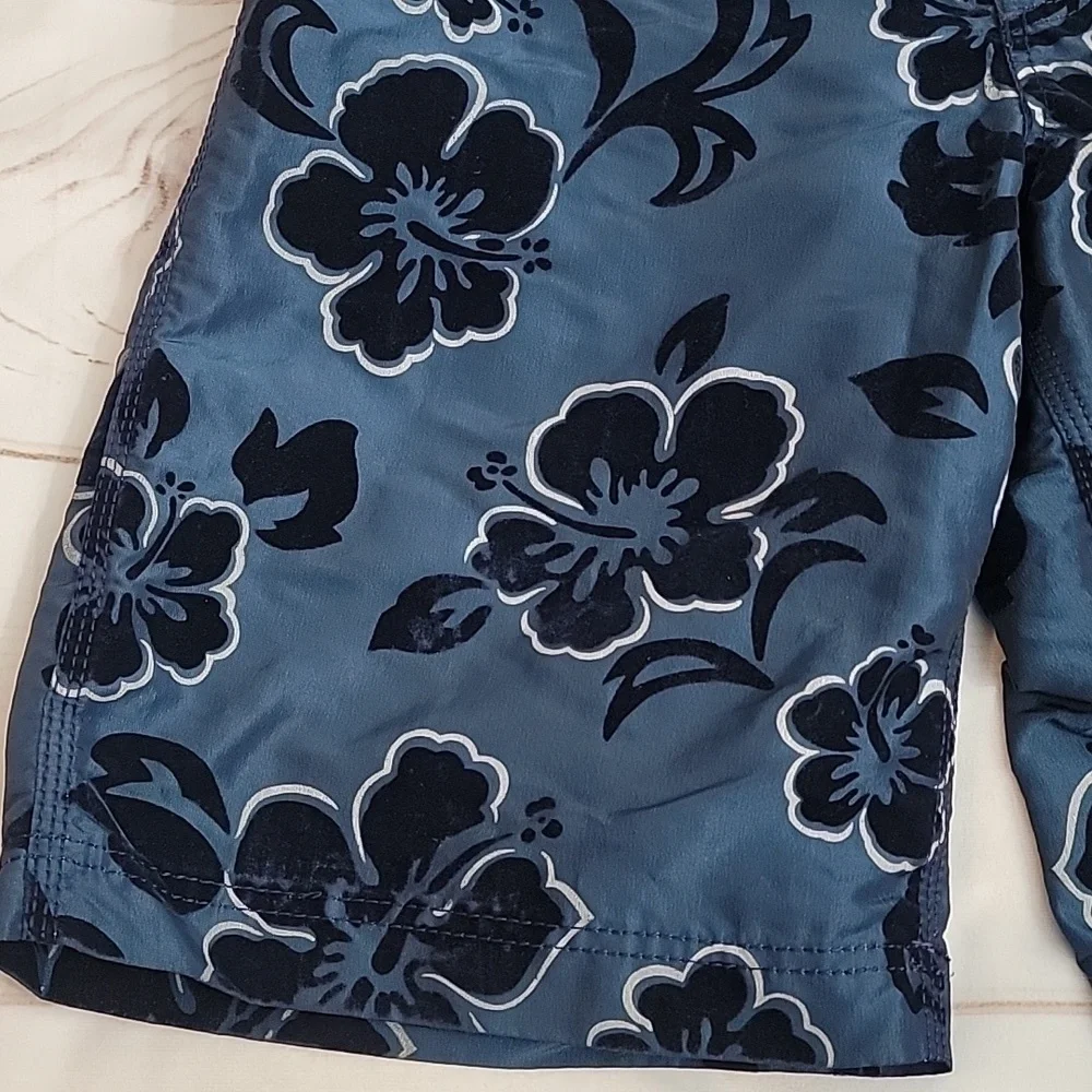 Vintage Y2K Hurley 999 Hawaiian Floral Boardshorts Mens 30 Surf Swim