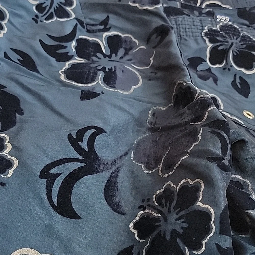 Vintage Y2K Hurley 999 Hawaiian Floral Boardshorts Mens 30 Surf Swim
