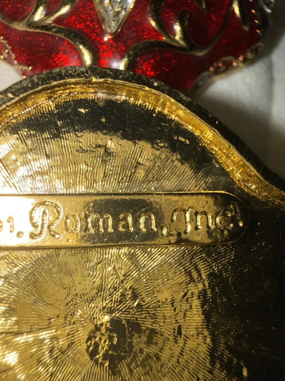 Roman Inc embellished clear