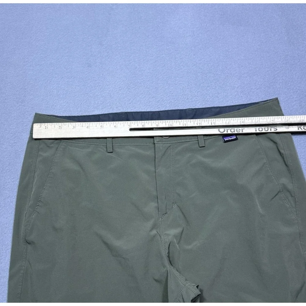 Patagonia Hydro Series Boardshorts Mens 34 Olive Stretch Surf Swim Shorts