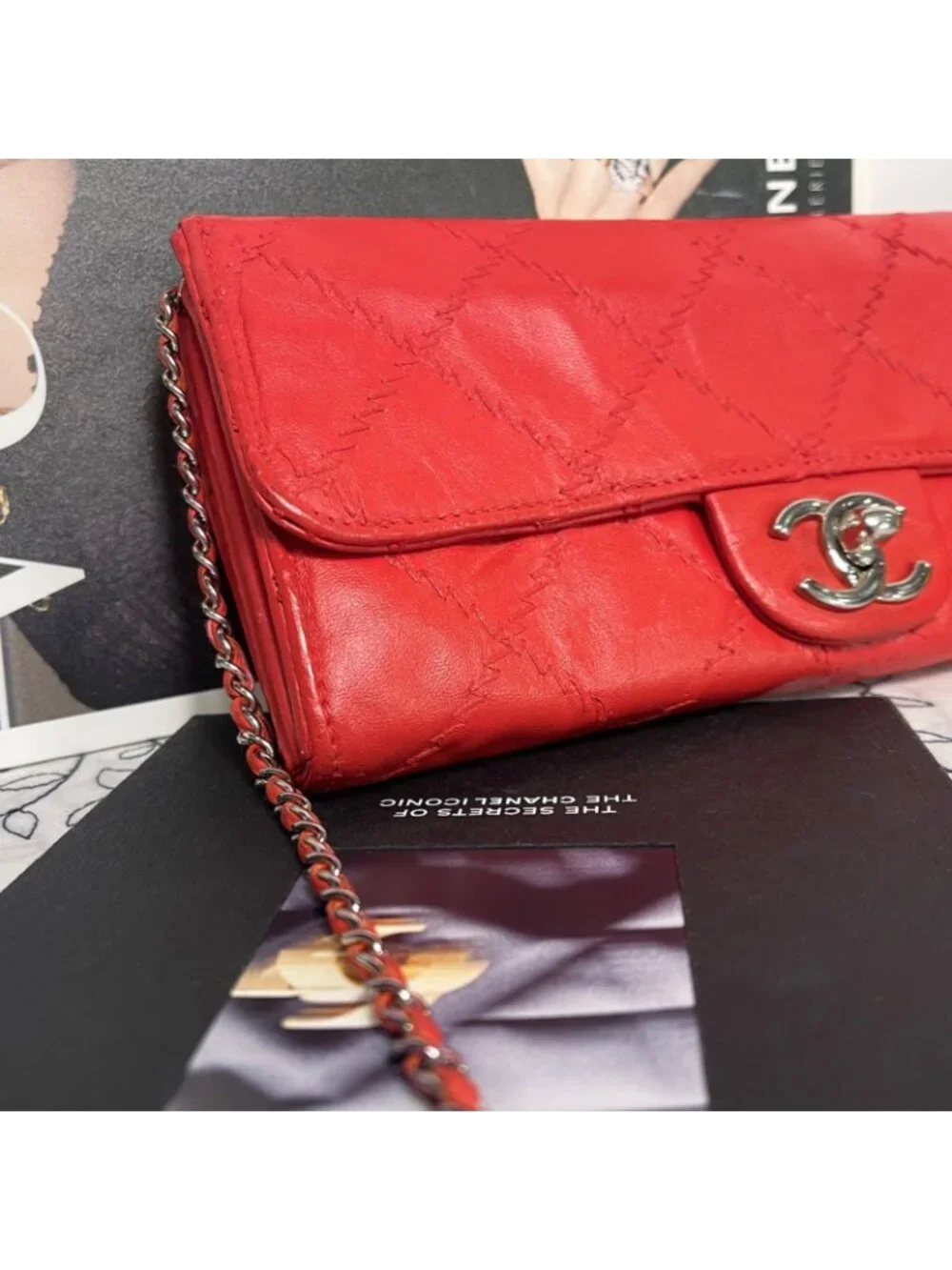 Chanel chain wallet