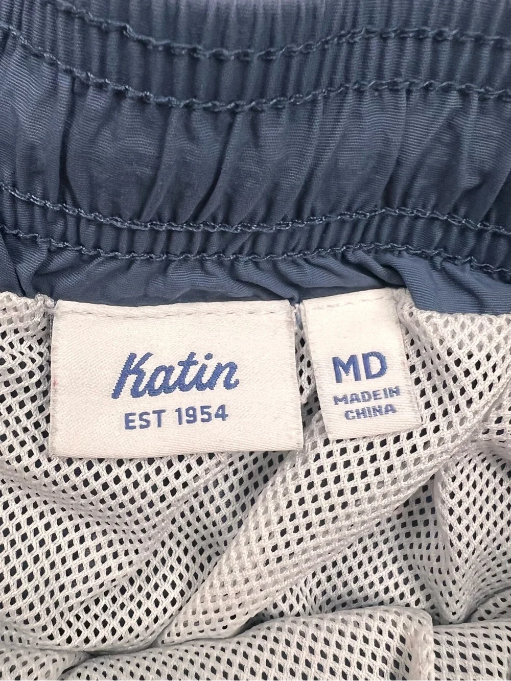 Katin Poolside Volley Men’s Stonewash Size Medium Color Shadow Blue
