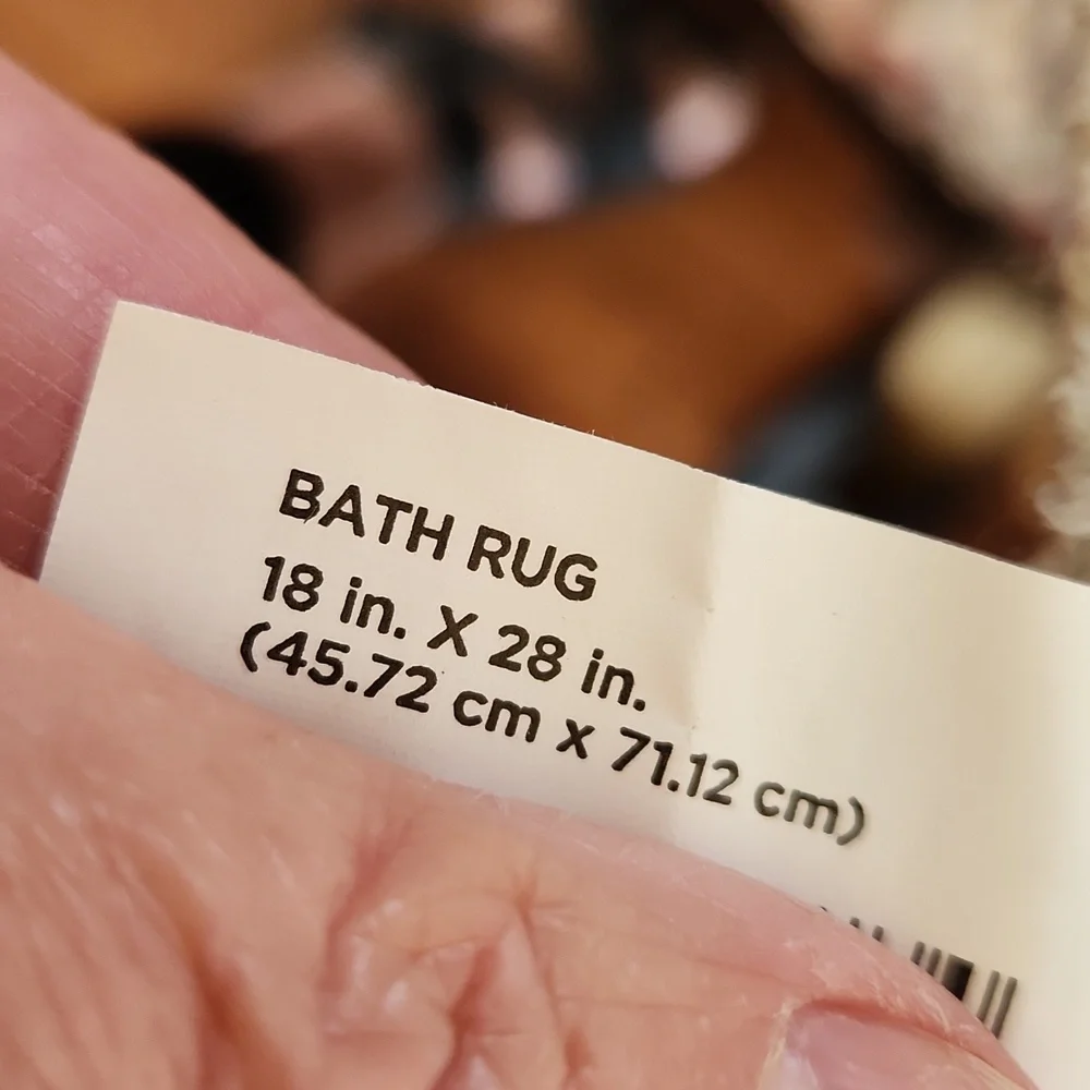 Boho Bath Mat‎ Rug with Tassels Gray Cotton