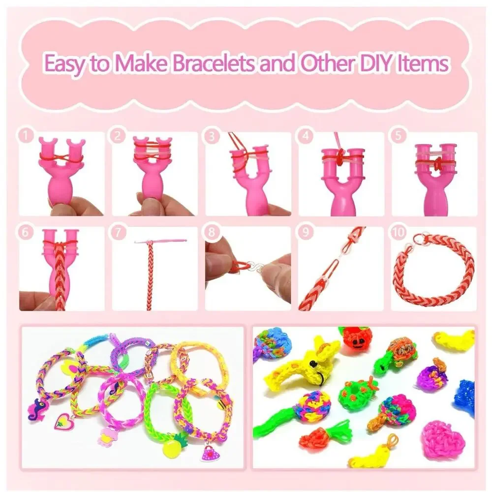 11,860+‎ Rubber Bands Refill Set: Bracelet Making Kit for Kids, Loom Bands, ..