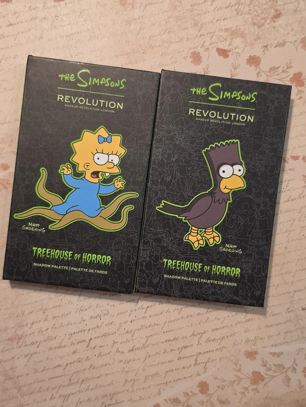 The Simpsons x Revolution Treehouse of Horror Eyeshadow Palette - Black