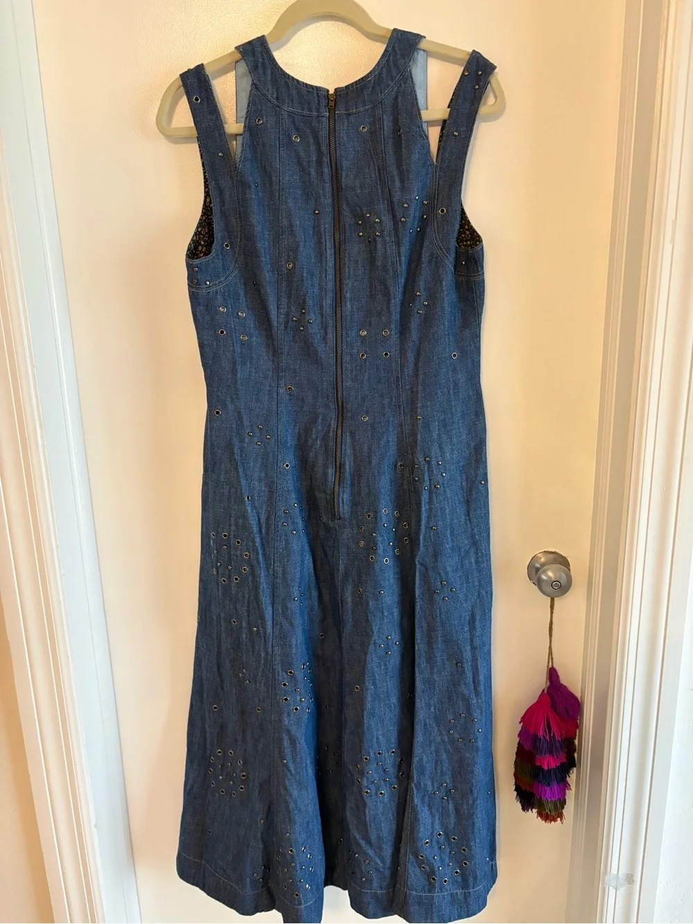Anthropologie midi denim