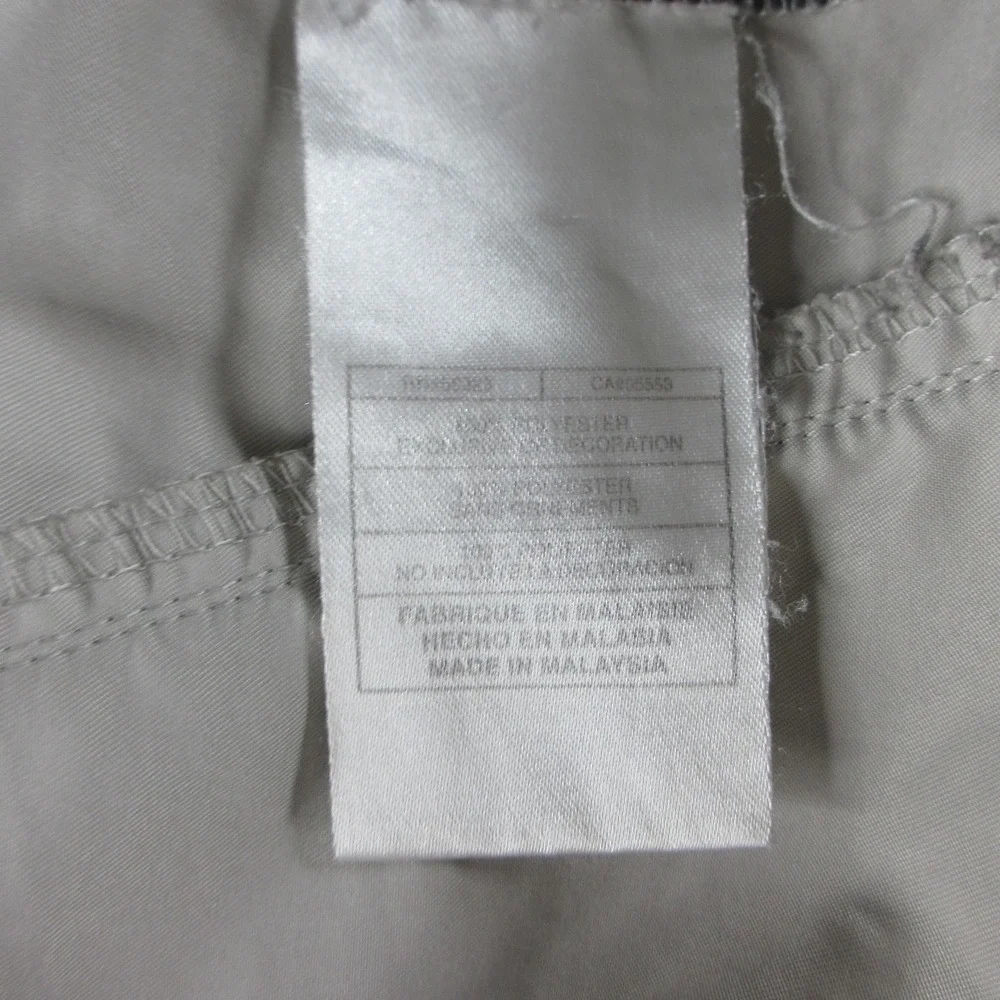 Nike‎ Swim Shorts Mens M Beige Cargo 12 Inseam Lined Quick Dry Athletic Trunks