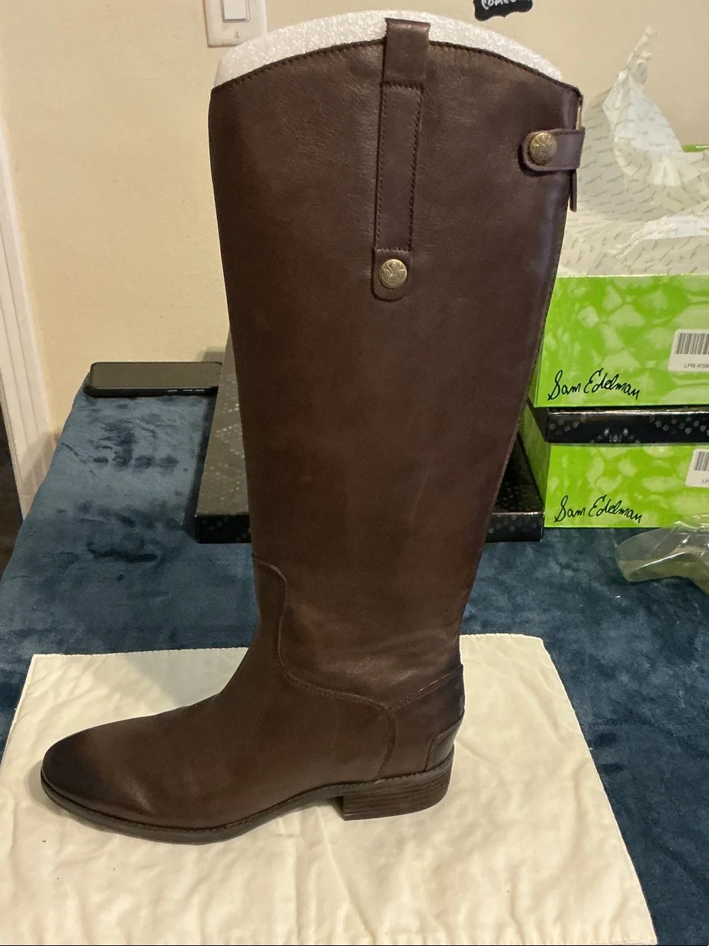 Sam Edelman tall over
