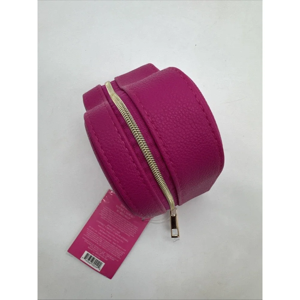 Juicy Couture NWT Pink Heart Zip Case For Jewelry‎
