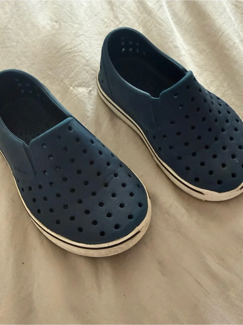 Native Miles Slip-On Kids Shoes - Navy